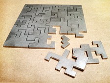 Laser Cut Solid Stainless Steel Puzzle picture