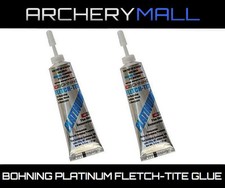 2 Pack of Bohning Fletch Tite Platinum Adhesive 3/4oz Tube Glue Arrow picture