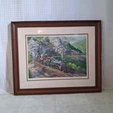 Vtg Theodore Xaras Signed Art Print Franed 