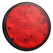 Grote 53252 Supernova, 10-Diode Pattern Led Stop/Tail/Turn Light, Round, 4 5/16 picture