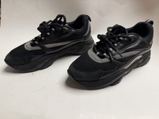 Dior B30 Men’s Sneakers Black Gray Technical Mesh Reflective Shoes Size US 9 picture