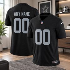 NEW Black Jersey Any Name #00 Unisex Fan Edition Sports Jersey Shirt Brand New picture