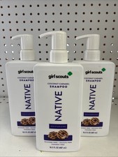 Native Girl Scouts Moisturizing Shampoo Coconut Caramel 16.5 oz, Lot Of 3 picture