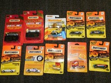 VINTAGE TOY LOT of  10  1993 (8) , 1986 & 2019  MATCHBOX CARS NEW IN PACKAGE picture