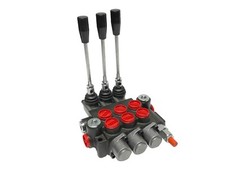 3 Spool Hydraulic Direction Control Valve Open Center 13 GPM 3600 PSI NEW     picture