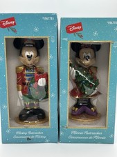 Disney 15 Inches Mickey & Minnie Mouse Nutcracker Set Christmas Holiday NIB picture