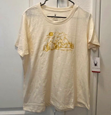 Spyder Men's XL Cream Graphic Logo Print Crew Neck Short Sleeve T-Shirt picture