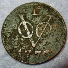 1776 Magic Keydate Date of Independence Colonial New York Penny Gelderland Cer picture