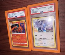 Charizard Prerelease SWSH066 and Lugia SWSH069 Holo Promo Pokemon Card Psa 10 picture