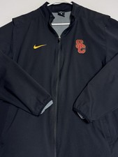 Nike USC Trojans Dri-FIT 1/4 Zip Pull Jacket Men’s Large Black picture