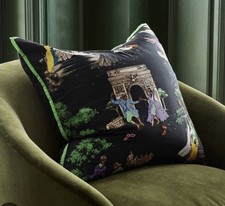Sheila Bridges X Williams Sonoma Harlem Toile Pillow Cover 22x22 Embroidered picture