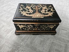 Castilian Imports Neoclassical Griffon Trinket Jewelry Keepsake Box Chest  picture