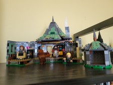 LEGO EUC Hagrid's Hut An Unexpected Visit (76428) Figs Manual Box inc ASSEMBLED  picture