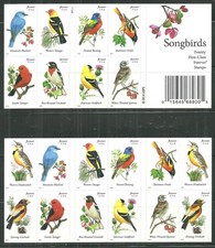 UNITED STATES MINT BOOKLET SONGBIRDS 2014 picture