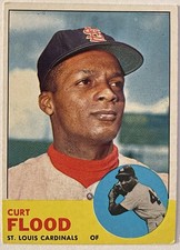 Curt Flood 1963 Topps - Semi-High # - #505 picture