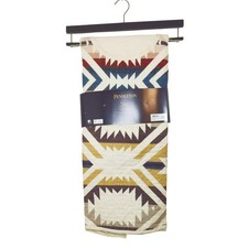 Pendleton Christmas Tree Skirt White Shores 54” Round Southwest Aztec Print picture