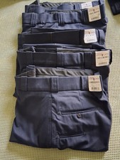 NWT Flying Cross Style 48289 Uniform Pants Men's 36 Reg, 38Reg. Navy Blue picture