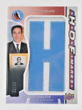 2024 Upper Deck SP Game Used Edition Chris Chelios #HOFM-CC HOF Marks /35 picture