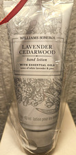 Williams Sonoma Lavender & Cedarwood Hand Lotion 2.7 fl oz travel size new picture