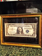 1935 Silver Certificate One Dollar Bill uncirculated blue picture