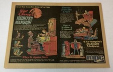 1974 MPC model kits two page ad ~ WALT DISNEY'S HAUNTED MANSION picture