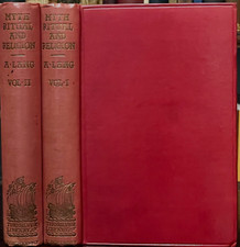MYTH, RITUAL AND RELIGION - Lang, 1913 2 Vols NATURE DIVINE ORIGIN MYTHS LEGENDS picture
