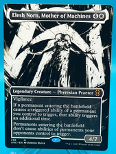 x1 Elesh Norn, Mother of Machines ONE MTG 298 SHOWCASE BORDERLESS MYTHIC M/NM 1x picture
