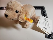 Steiff Lumpi Bean Filled W Tag Floppy Puppy Dog Disney Plush Golden Retriever picture