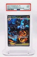 2025 Pokemon Mega Charizard X ex 125/094 SIR PSA 9 Phantasmal Flames MINT picture