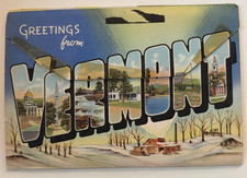 Green Mountains, Vermont/Vtg Unused Souvenir Folder. picture