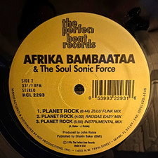 Afrika Bambaataa & The Soul Sonic Force Planet Rock 12