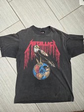 Vintage Metallica T Shirt US Summer 1994 Tour No Where Else To Roam L picture