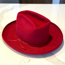 Resistol Self-Conforming XXX Beaver Red Western Cowgirl Hat picture