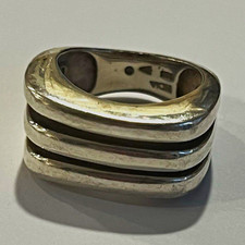 Vintage Silpada Sterling Silver Statement Ring Size 8 picture