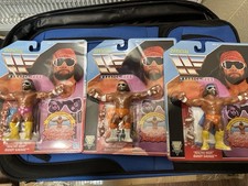 Toy Notion Wrestle Feds Macho Man Randy Savage WM 3 4 5 Figs SET of 3 Ltd Ed WWF picture