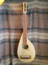 Right-hand Fretless Pocket Bass 4 String. Poplar Wood Festival Bass  28