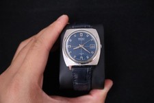[SERVICED] Rare Vintage 1972 Seiko 17 Jewels Blue Dial 7005-7001 picture