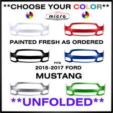 UNFOLDED FRONT BUMPER FOR 2015-2017 FORD MUSTANG CHOOSE YOUR COLOR FO1000704 picture
