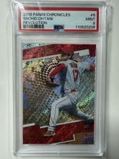 Shohei Ohtani 2018 Panini Chronicles Revolution Rapture #6 Rookie RC PSA 9 picture