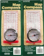 SPECIAL 2 Pack of Clear Map Reading Compass from Safesport with   picture