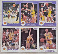1984-85 STAR CO. LOS ANGELES LAKERS BASKETBALL CARD LOT picture