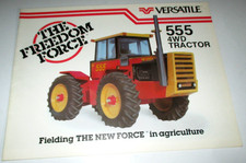Versatile 555 4WD Tractor Sales Brochure Literature No. 18-79 1980 ORIGINAL nh picture