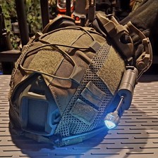 NIJ LEVEL IIIA TACTICAL HELMET UHMWPE NAV LIGHT WALKERS 22NRR  OD GREEN picture