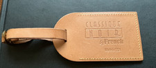 Vintage French Luggage Co. Tan Leather Tag picture