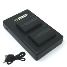 Wasabi Power Battery (2-Pack) and USB-C Dual Charger for Sony NP-FW50 picture
