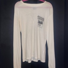 Hysteric Glamour White Long Sleeve T-Shirt Vintage Printed Graphic Size L picture