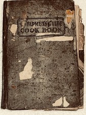 Vintage Farmer’s Guide Cook Book Farmhouse Recipes Canning Handwritten Recipes picture