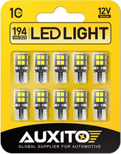 10 Pack T10 194 168 2825 W5W LED Bulbs 6000K White 14-SMD Car Interior picture