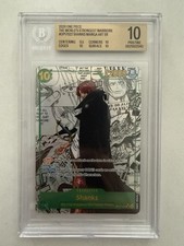Shanks OP17 Manga BGS Pristine 10 picture