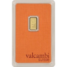1 gram Gold Bar - Valcambi Suisse - 999.9 Fine in Sealed Assay picture